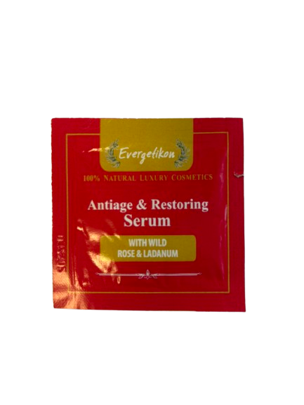 Serumas brandžiai odai su rože, mėginukas 2ml